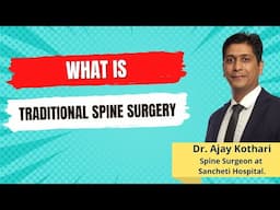 What is Traditional Spine Surgery | Know in Details | Dr. Ajay Kothari | #spine #surgerysuccess