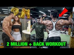 Back Workout With Coach + Wife 2 Million Celebration | Road To Amateur Olympia Ep.05