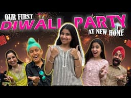 Our First Diwali Party At New Home | RS 1313 VLOGS | Ramneek Singh 1313