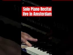 Jazz Piano Solo Recital - live from Amsterdam - Mike del Ferro #shorts #shortsmusic