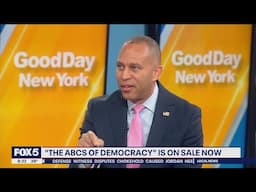 Hakeem Jeffries says he looks forward to working with President-elect Trump