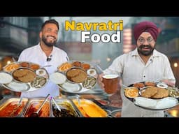 Famous Navratri Food in West Delhi | Ram Ji Special Thali , Rangeela chaat wala