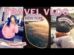 NEW YORK TRAVEL VLOG ✈️ | airport vlog, travel with me, travel | NEW YORK CITY VLOG | Travel Vlog