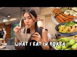 what i eat in a week in KOREA!