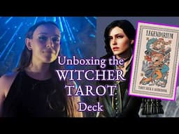 Unboxing LEGENDARIUM Tarot ⚔️ (+ Chit Chat) A Witcher Tarot Deck?