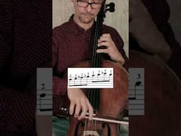 How to play E-flat Major 2 octave scale and arpeggio #cello #cellolessons