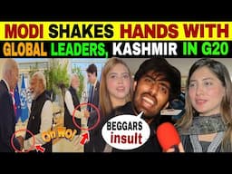 MODI SHAKES HANDS WITH GLOBAL LEADERS & PAK CRYING FOR KASHMIR 😅