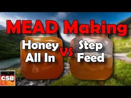 Adding Honey at Once VS Step Feeding MEAD - Any Difference?