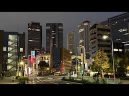 4K Walking Tour  Nagoya, Japan - Evening Relaxing Walk 2024 HDR