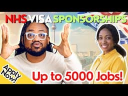 5000 JOBS WITH VISA SPONSORSHIP WITH THE NHS