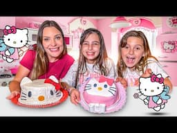 BOLO DA HELLO KITTY de 100 e 1000 REAIS *Quem será que venceu?