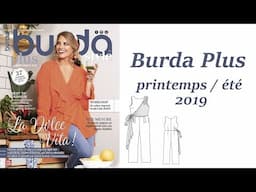 BURDA plus printemps été 2019  taille 44 au 56