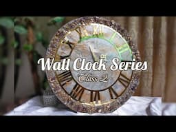 How to make Resin Wall Clock Step By Step Complete Tutorial By Zoha Yaseen