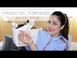 Productos Terminados Abril 2018 | Cosmética y Maquillaje