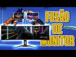 Duas telas OLED Quad HD em uma! Monitor gamer Gigabyte AORUS CO49DQ