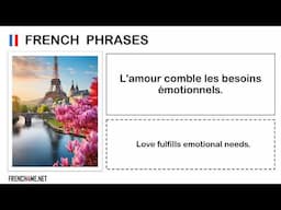 Learn French I Thoughts and Phrases # 0004