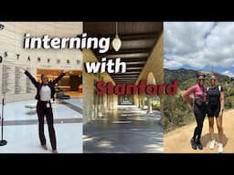 first day interning with Stanford | moving to California, feeling alone in a new city, errands