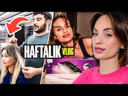 HAFTALIK VLOG ( 3 KIZ KUAFÖR GÜNÜ - PARTİ VE ALIŞVERİŞ ) @CemreSolmaz