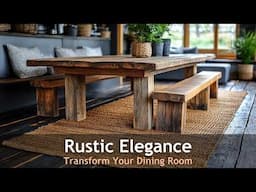 Rustic Elegance: The Perfect Dining Room Makeover