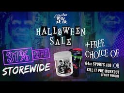 31% off storewide + Every order gets FREE 64oz Black Jug OR a Kill It Pre-Workout