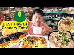 World's "BEST POKE" is at a Grocery Store in Hawaii! BEST Hawaiian GROCERY FOODS in Maui