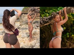 70-200mm Lens Bali Swimwear Photoshoot