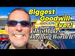 Thrifting for Vintage Deals in the World's Biggest Goodwill!