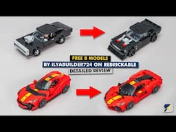 LEGO Speed Champions alternatives - Ford Mustang Hoonicorn & Ferrari LaFerrari by ilyabuilder724