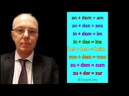 Präpositionen, Wann steht, am, ans, im, ins, vom, beim, zum, zur? #deutschlernen #allemand #almanca