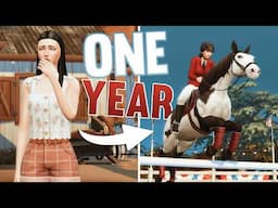 ONE YEAR in the Sims 4 | ULTIMATE HORSE CHAMPION EDITION