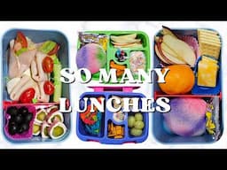 Lunch in the park! So many lunches in this video! School Lunch Ideas for kids.