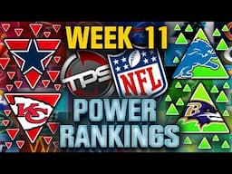 2024 NFL Power Rankings! Week 11 Edition! (A New #1????)