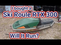 SkiRoule RTX300. Future One Lung racer Project! Vintage Snowmobile addiction!