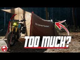 This Tent Is Way Too Much For Moto Camping… | Lone Rider Moto Tent Review