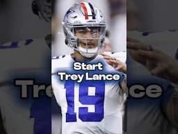 The Cowboys Should Start Trey Lance Over Cooper Rush! #shorts