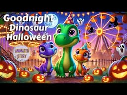 🎃Goodnight Dinosaur Halloween 🕸️🎆THE IDEAL Cozy Bedtime Stories for Babies and Toddlers