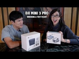 DJI MINI 3 PRO UNBOXING and TEST FLIGHT