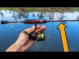 SUPER ULTRALIGHT Fishing With The DAIWA GEKKA Rod!