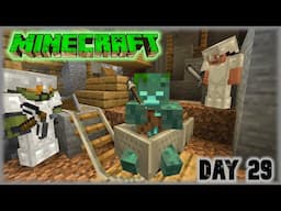 Exploring a Haunted Abandoned Mine Surviving Minecraft Day 29