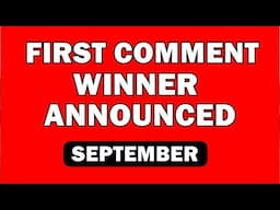 First comment winner announced for september 2024 | ASY