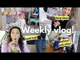 FIRST WEEK AWAY FROM MY TWIN | A day of deep cleaning, before and after, life updates, big road trip