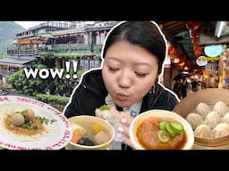 STREET FOOD at most magical place in TAIWAN🏮! JIUFEN FOOD TOUR (Spirited Away Town)