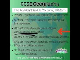 LIVE Geography Tutoring for GCSE Students