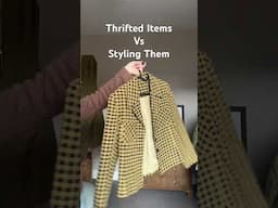 Styling all the best thrifted finds #thriftedoutfits #thriftstyle #thriftfinds #thrifthaul