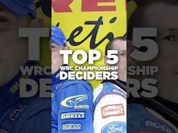 TOP 5 WRC championship deciders 🏆