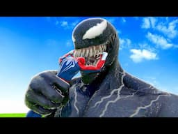 GIANT Venom Eats Spiderman Alive - Bonelab VR Mods