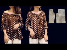 ✅ Quick and Easy - Simple Blouse Cutting and Sewing for Beginners