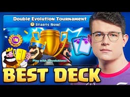 BEST DOUBLE EVOLUTION TOURNAMENT DECK IN CLASH ROYALE! 🏆