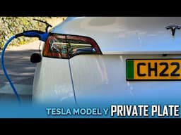 Tesla Model Y | My New Private Registration - How To Change Plates