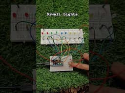 Diwali Chaser Lights  🫡🥳 #arduinoproject #shorts #viral #youtubeshorts